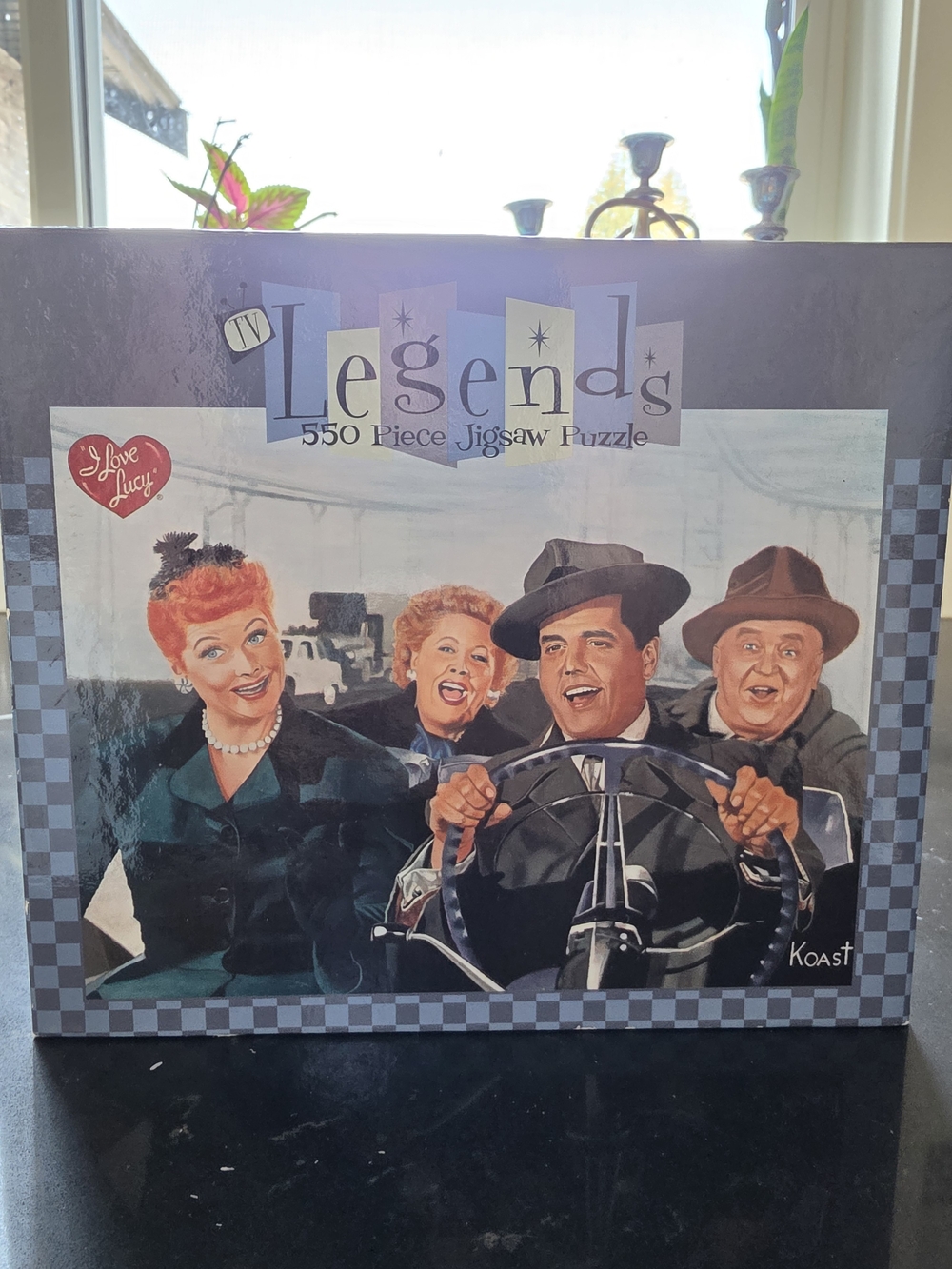 NIB Sealed I Love Lucy "California Here We Come" 550 Pc Puzzle Ceaco Vintage